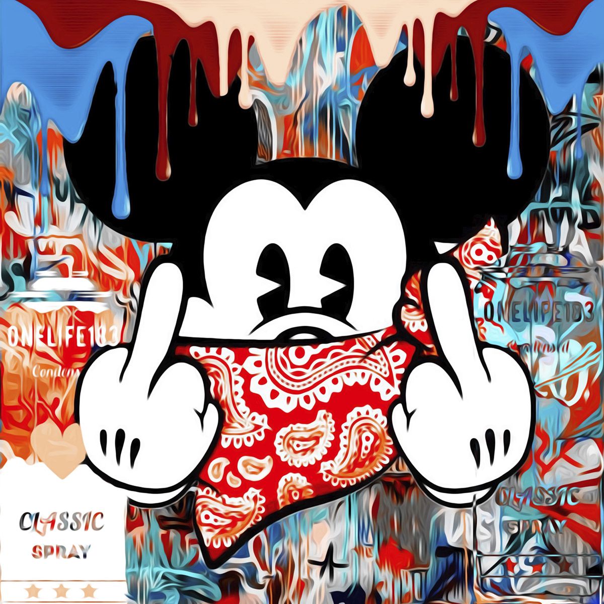 Frágil postura Parásito Mad Mickey | Onelife183 | Portfolio Fine Art