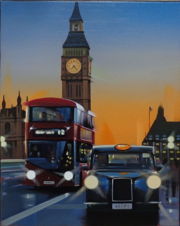 Image 1 of Big Ben Dusk - Original