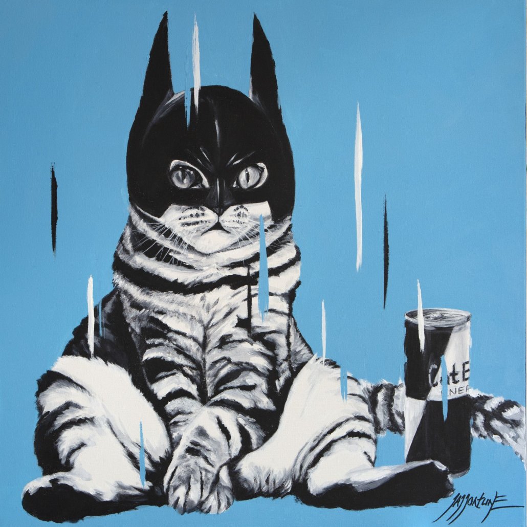 Image 1 of Bat Cat - "Ready For Anything" - Original