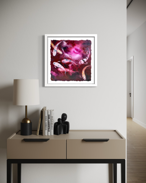 Image 2 of Cherry Koi | Paper Edition | Julie Ann Scott